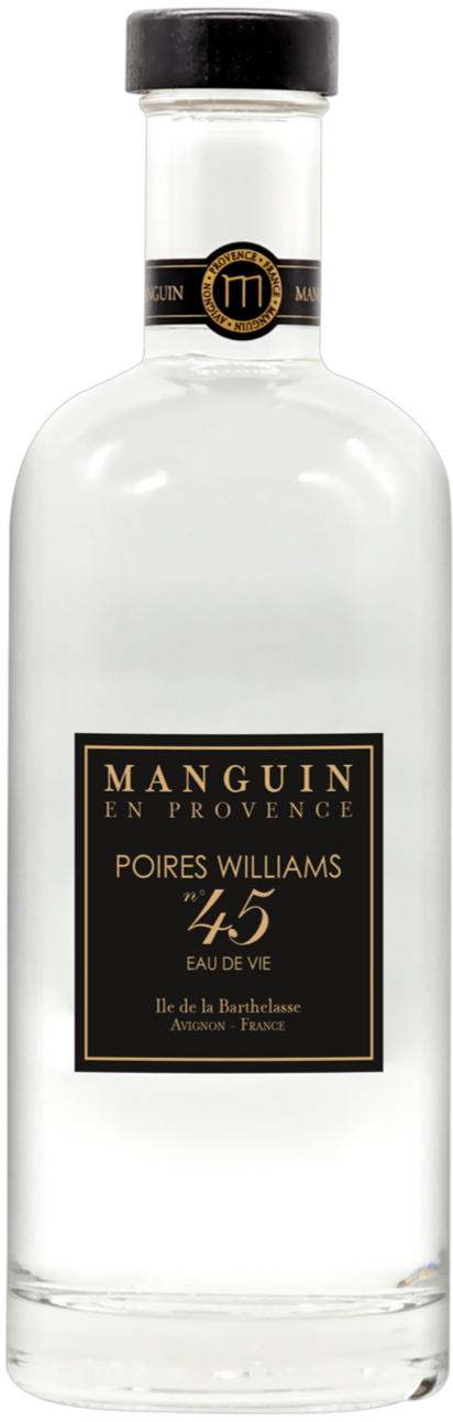 Eau de Vie de POIRE WILLIAM, 70cl45% Destilleri Manguin i Province.